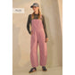 Plus Pinstriped Barrel-leg Overalls