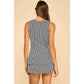 Round Neckline sleeveless Romper
