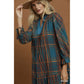 Mix Plaid Tiered Babydoll Dress