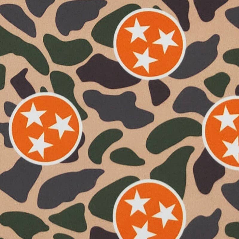 Tri Star Camo Knotted Gown