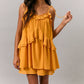 RUFFLE  TIE FLARE ROMPER