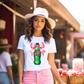 Coquette Soda Bottle Pink Bow Tee