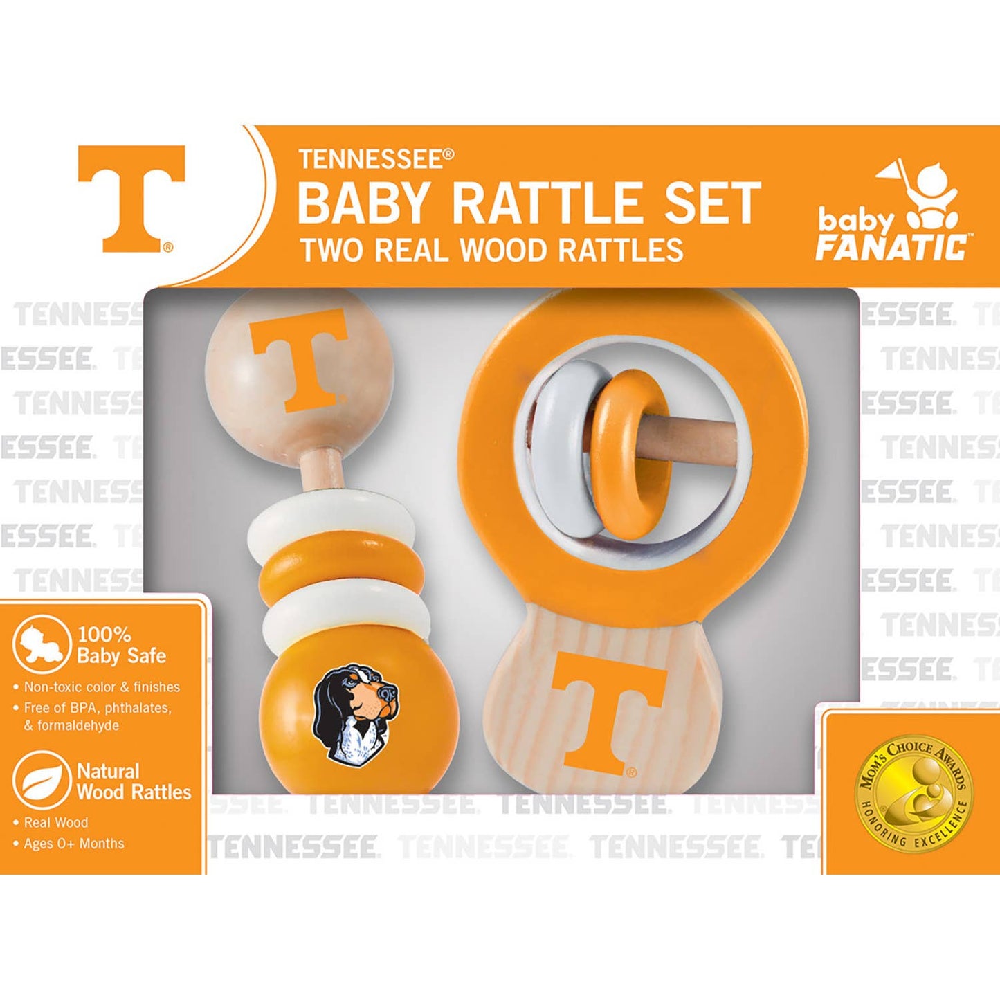 Tennessee Baby Rattles 2-Pack