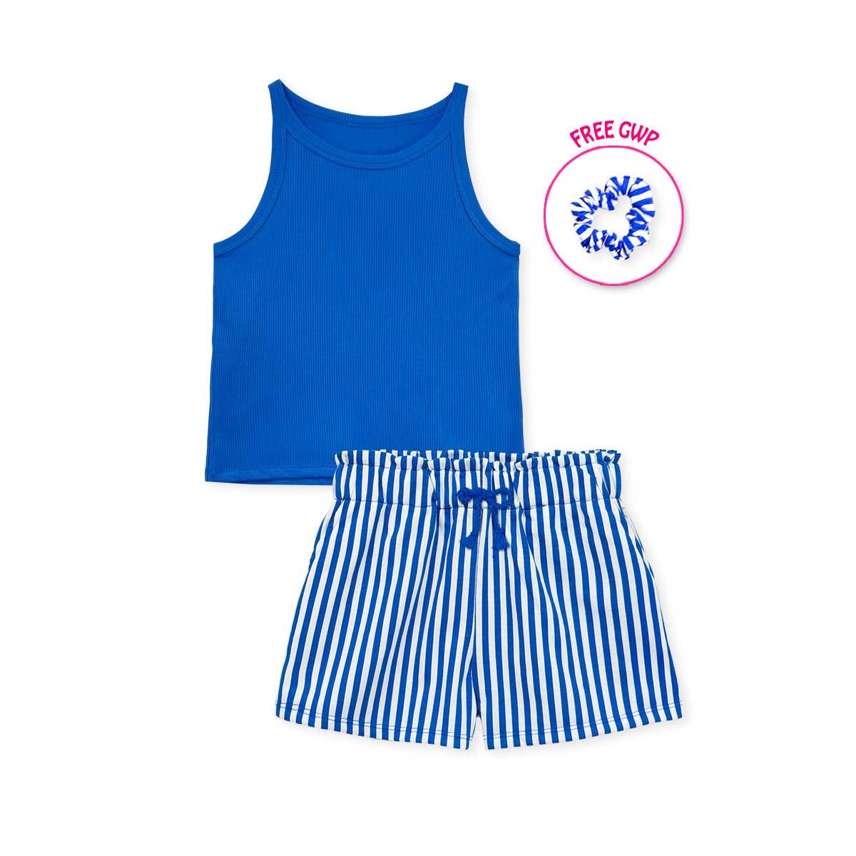Girl's Short Set w/ Matching Scrunchie