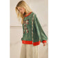 THE MERRY MINERAL-WASH BOW PULLOVER
