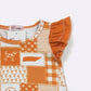 Patchwork TN Ruffle Short Baby Romper