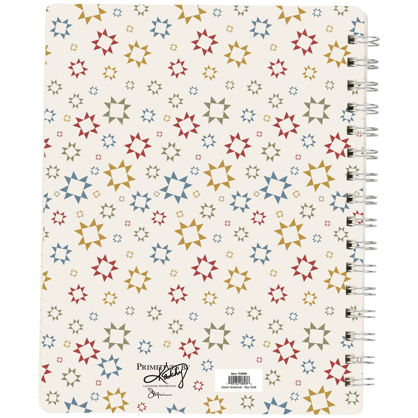 Star Quilt Notebook