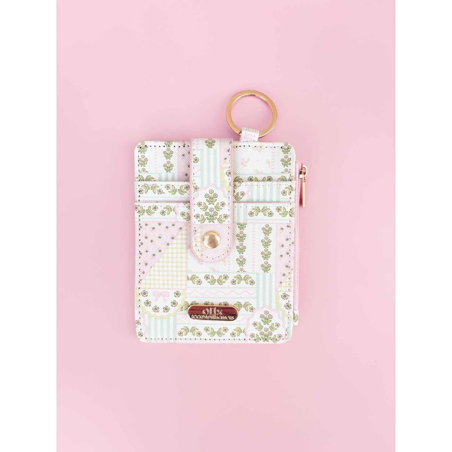 Patchwork Key-chain Wallet