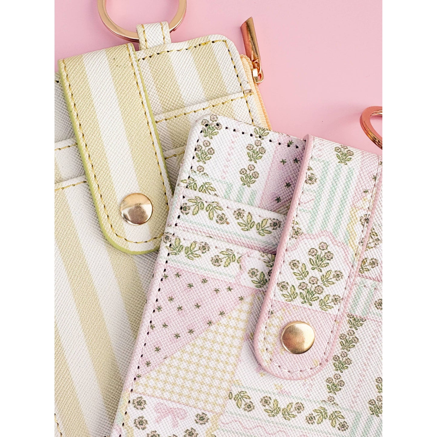 Patchwork Key-chain Wallet