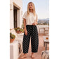 Polka Dot Scuba Barrel Pants