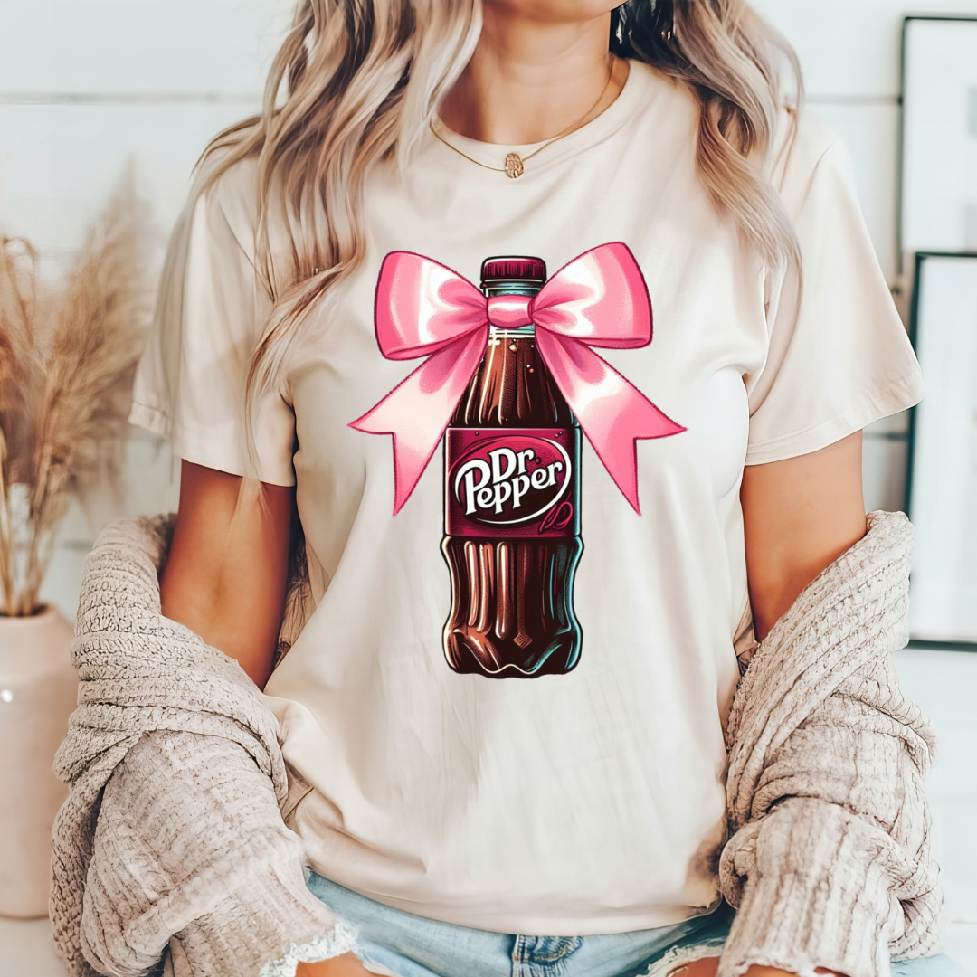 Soda Pop bow tshirt