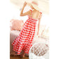 Gingham Ruffled Maxi Dress
