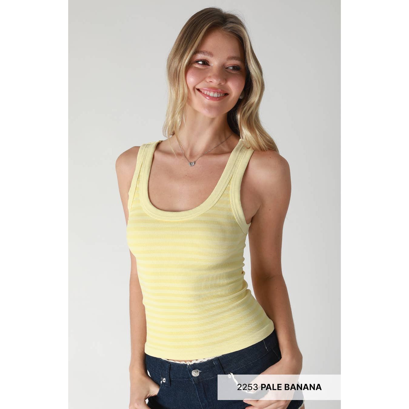 Reversible Striped Tank Top