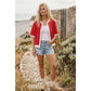 Relaxed Fit Polka Dot Top
