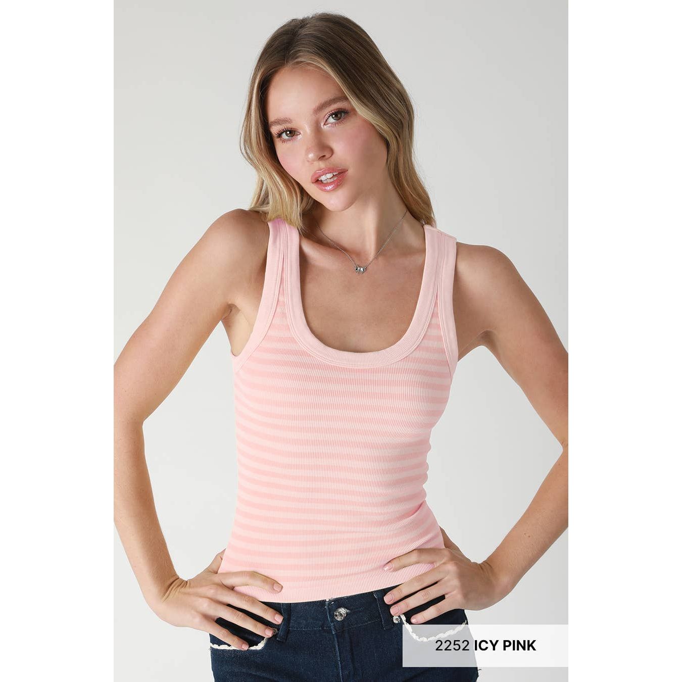 Reversible Striped Tank Top