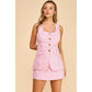 Round Neckline sleeveless Romper