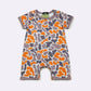 Orange Camo Boy Romper