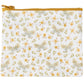 Yellow Butterfly Zipper Wallet