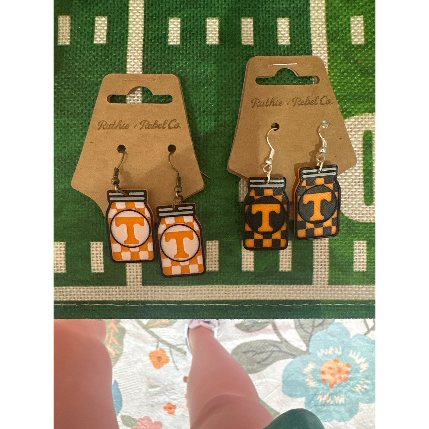 Tennessee Mason Jar Earrings