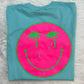 Happy Neon Palm Trees Tshirt