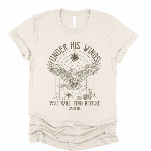 You Will Find Refuge Faith Graphic Tee