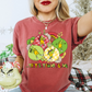 I'm Not Going Mean Green Retro Holiday red tshirt