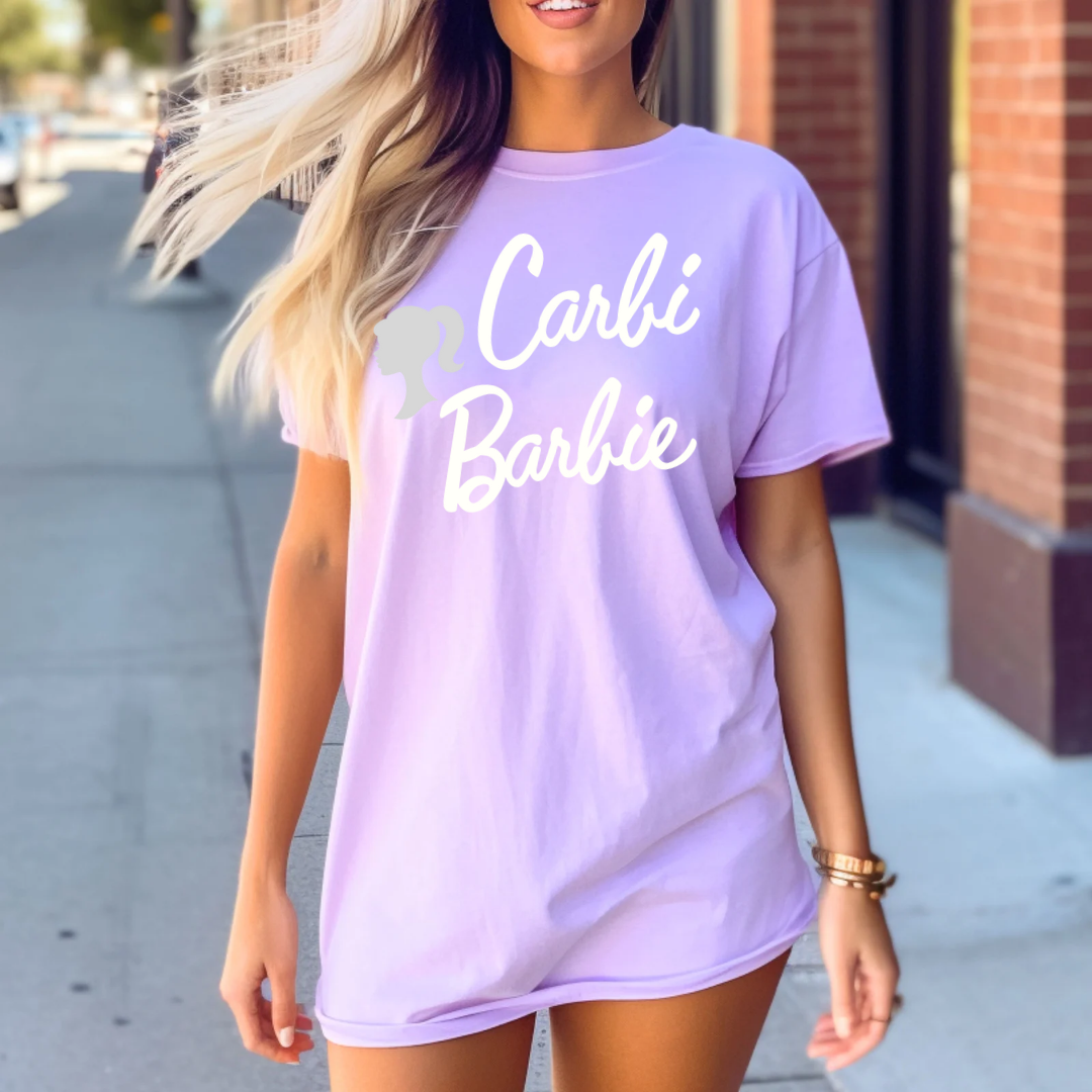 Carbi doll purple tshirt