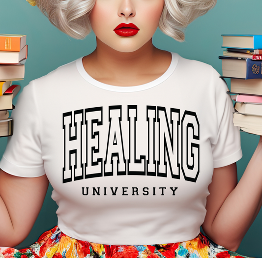 healing university faith tshirt