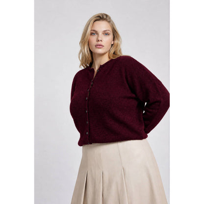 PLUS LIGHTWEIGHT KNIT CARDIGAN