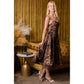 Bustier Leopard Midi Dress With Rhinestone
