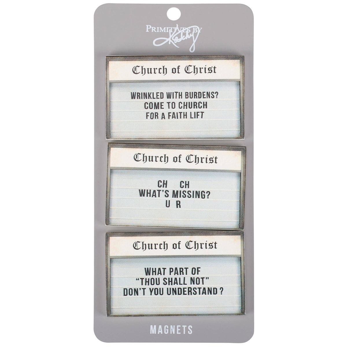Church Signs Magnet Set