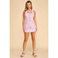 Round Neckline sleeveless Romper