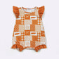 Patchwork TN Ruffle Short Baby Romper