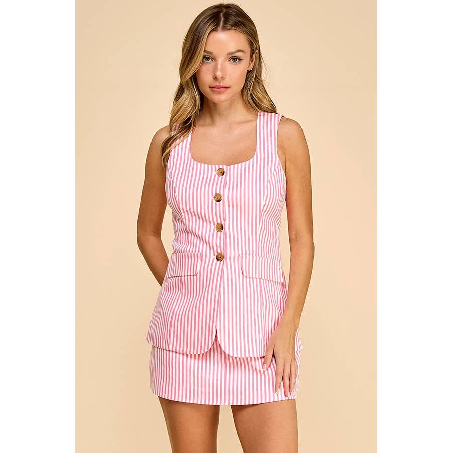 Round Neckline sleeveless Romper