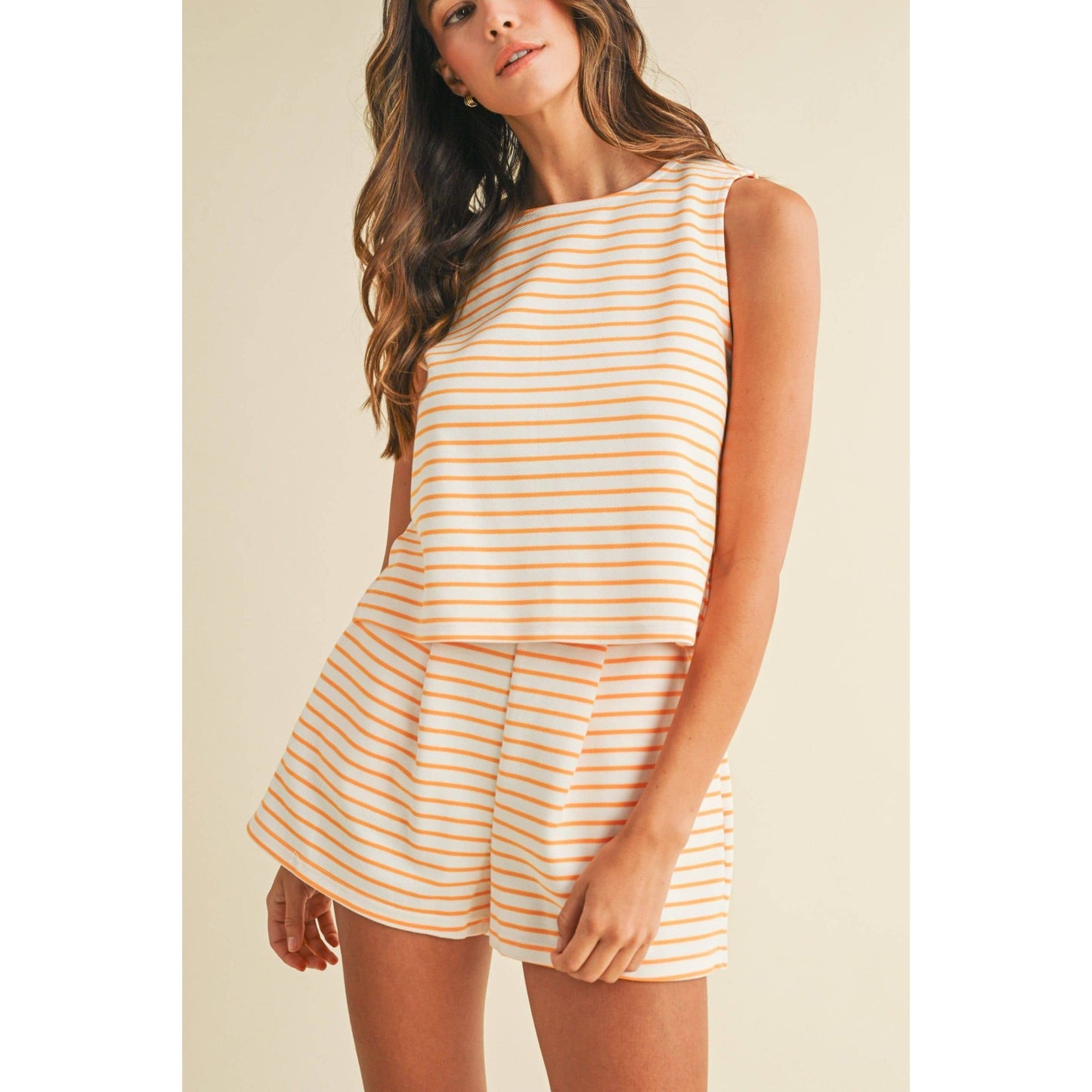 Gameday Striped Knit Set