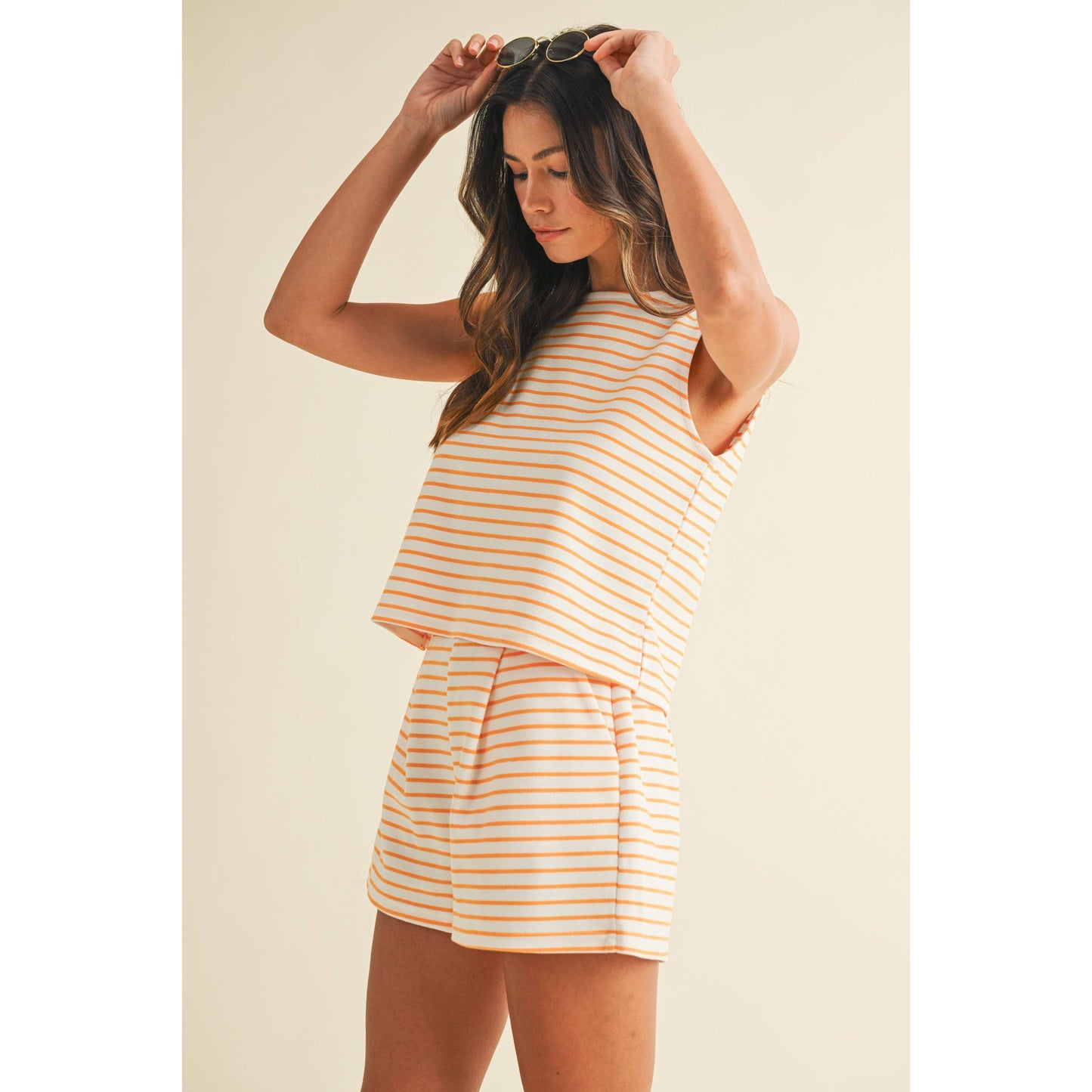 Gameday Striped Knit Set