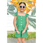 Girl's 2 pc Striped Short Set