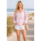 Vintage Floral Hooded Windbreaker