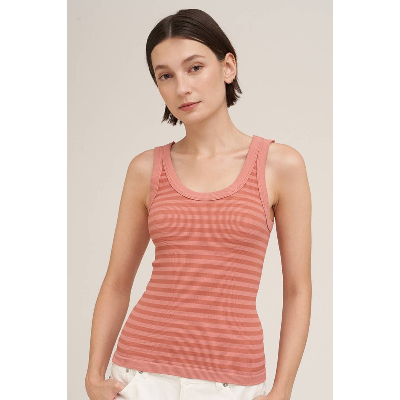 Reversible Striped Tank Top