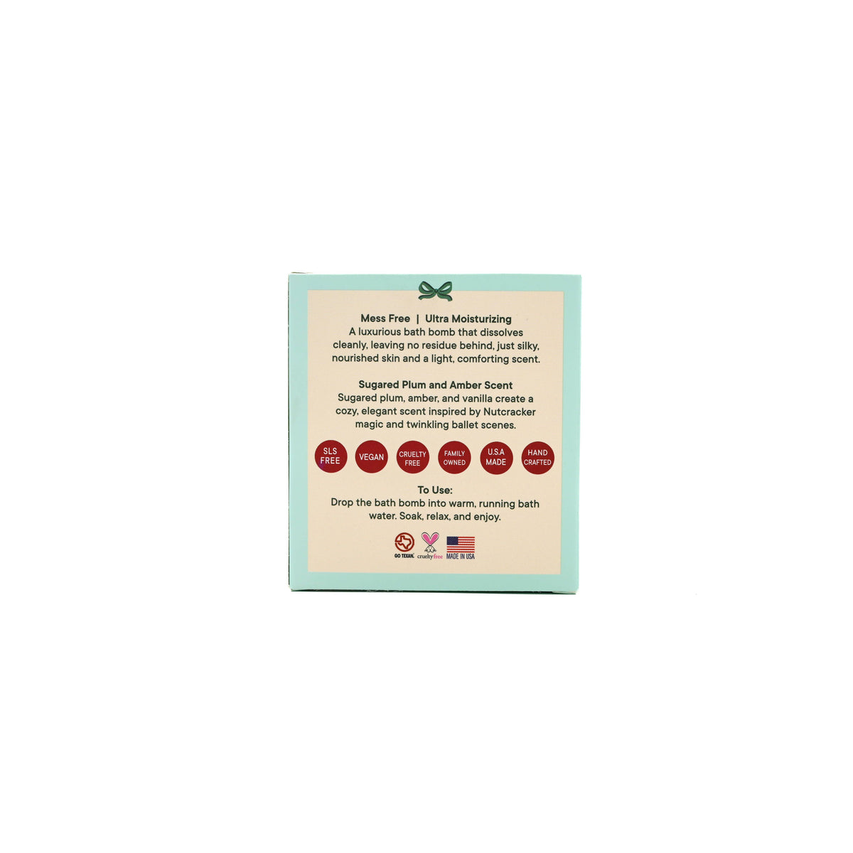 Christmas Nutcracker Bath Bomb - Stocking Stuffer