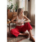 Polka Dot Scuba Barrel Pants