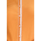 Trim Button-Down Ribbed Top
