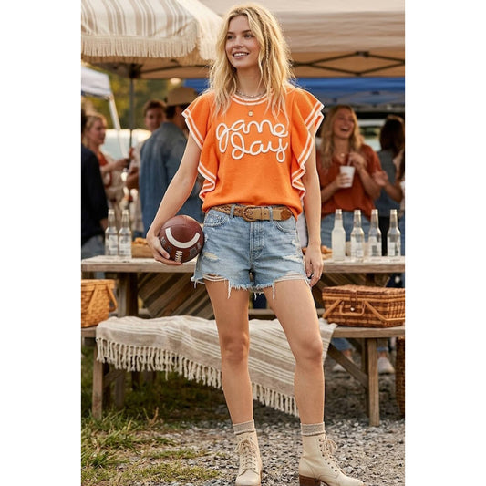 Varsity Gameday Knit Top