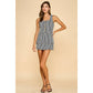 Round Neckline sleeveless Romper