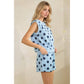 Coastal Polka Dot Lounge Set