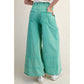 MINERAL WASHED TERRY KNIT PANTS