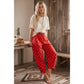 Polka Dot Scuba Barrel Pants