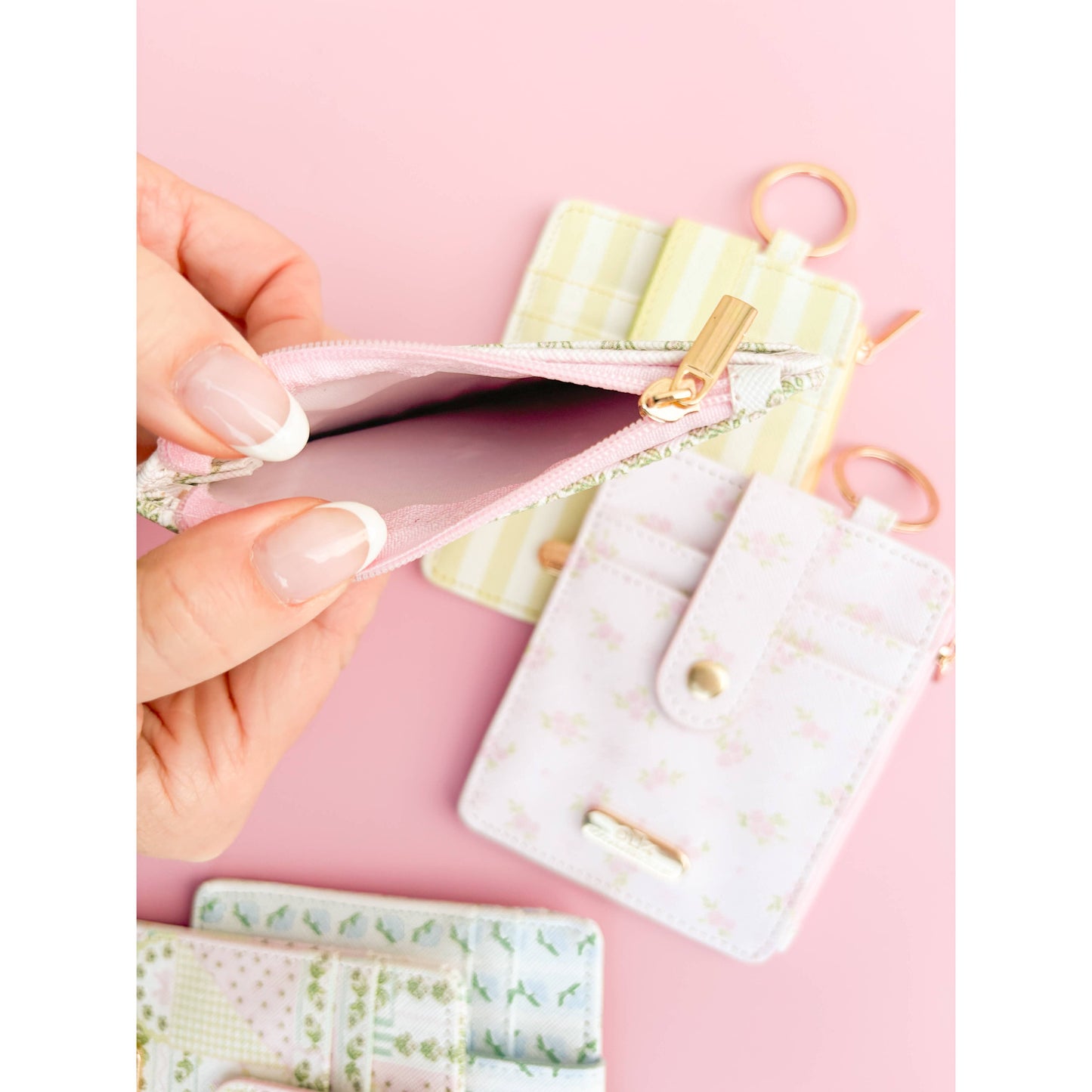 Patchwork Key-chain Wallet