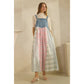 Patchwork Pinafore Dress