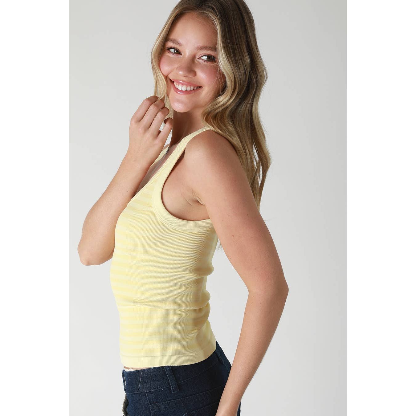 Reversible Striped Tank Top